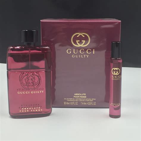 gucci guilty absolute pour femme gift set